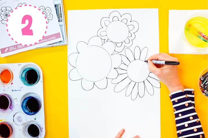 how to make your own watercolor resist flowers spingtime art projects for kids