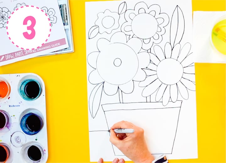 how to make your own watercolor resist flowers spingtime art projects for kids