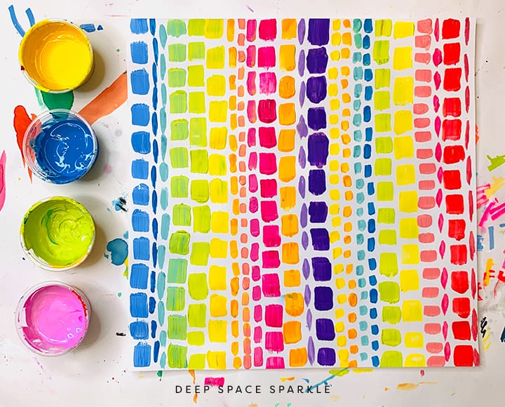 paint colors for kids art to paint a rainbow