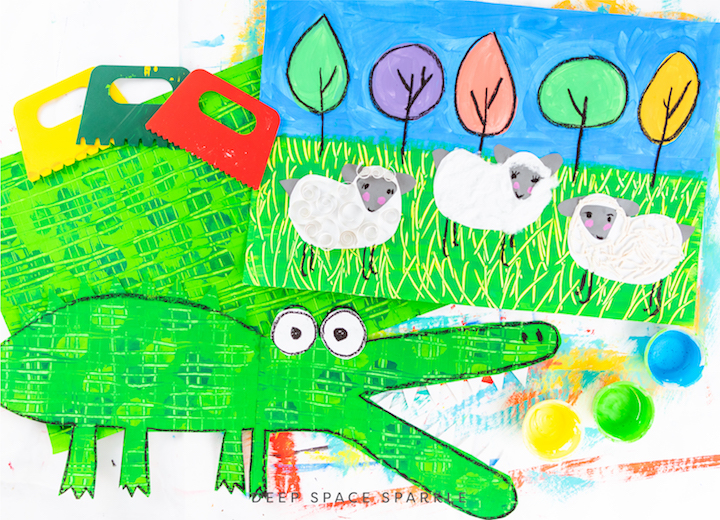 Modifying Art Lessons to Meet the Needs of Special Learners: Part III crocodile 