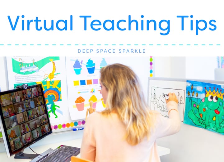 Virtual teaching tips for art teachers and students learning online