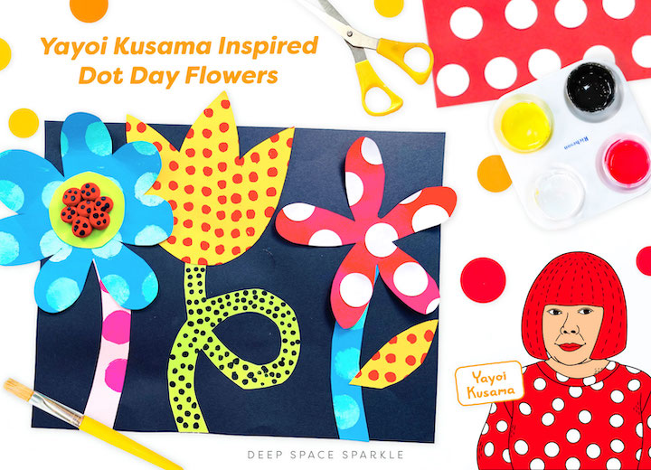 Dot Day projects for younger students with Yayoi Kusama
