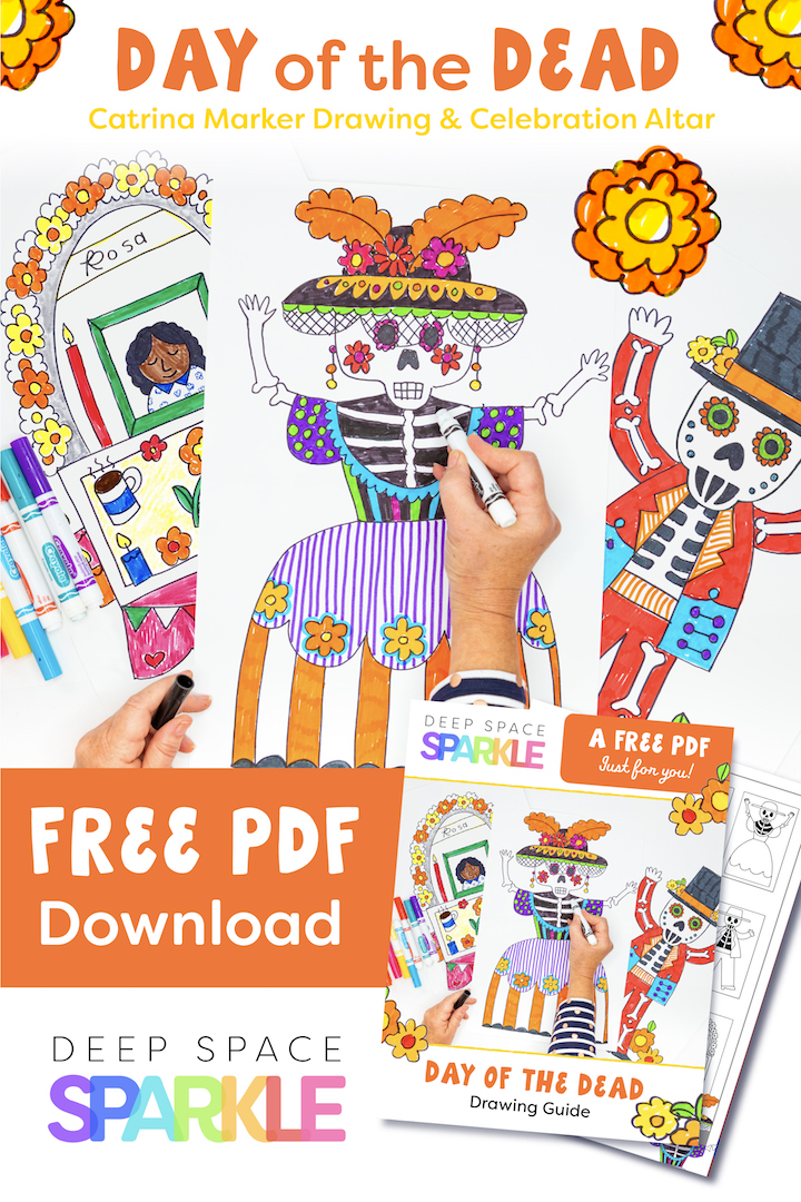 day of the dead art for the classroom catrina drawings