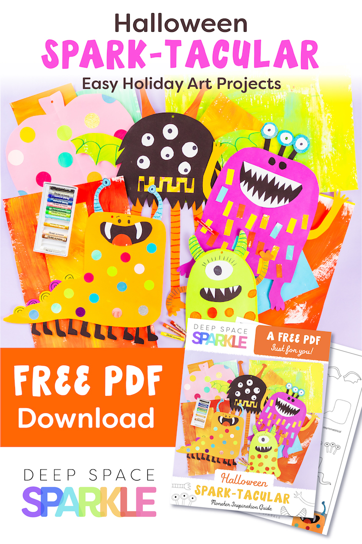 halloween spark-tacular easy holiday art projects for kids on the holidays