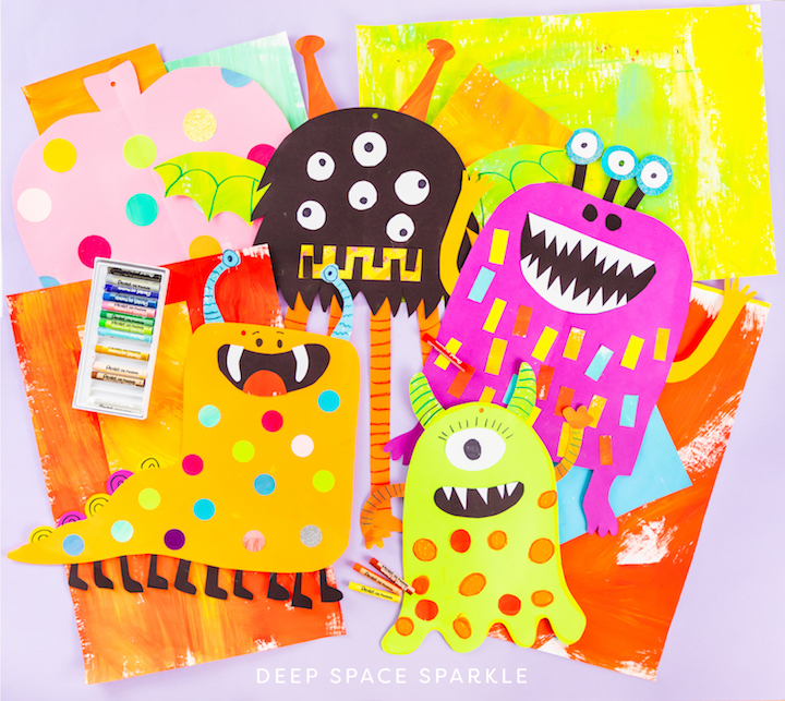 halloween spark-tacular easy holiday art projects for kids on the holidays