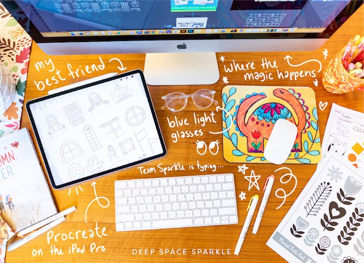 Careers in art, becoming a graphic designer, team sparkles graphic designer alexis
