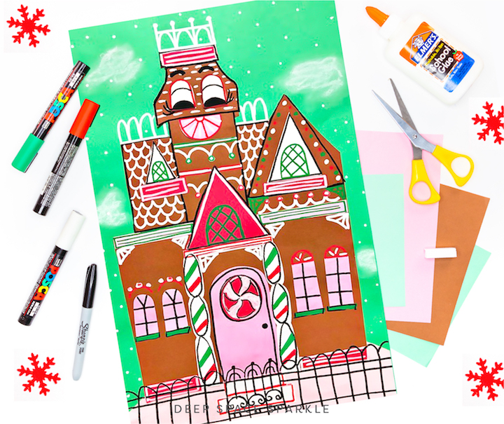 Winter Wonderland Holiday Art Packet lessons for students all grades, mary blair