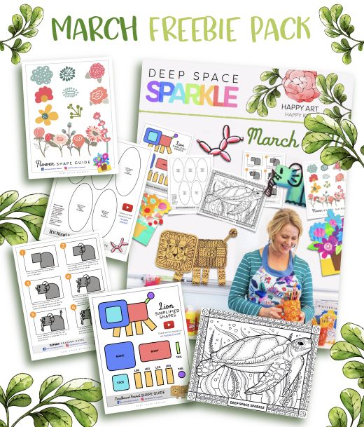 Monthly Freebie Packs Deep Space Sparkle