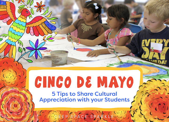 Cinco de Mayo Blog on cultural appreciation in the art room classroom