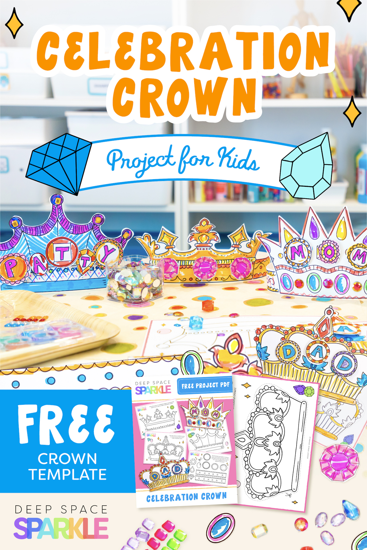 celebration day queen for a day art project for kids with miss patty and free download