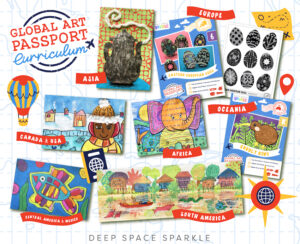 Teaching an Art Unit from Japan | Deep Space Sparkle