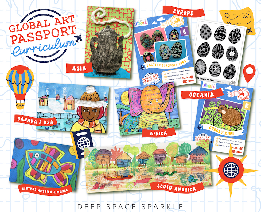 GAP Curriculum global passport art curriculum for art teachers in the classroom