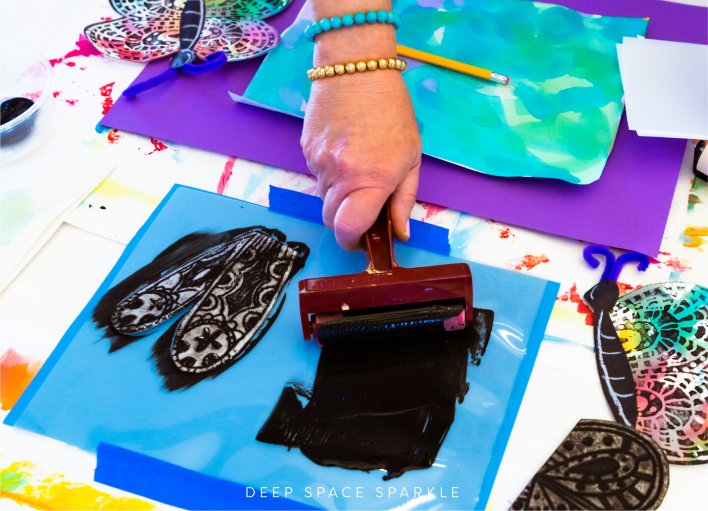 How to plan for printmaking in the art classroom with kids