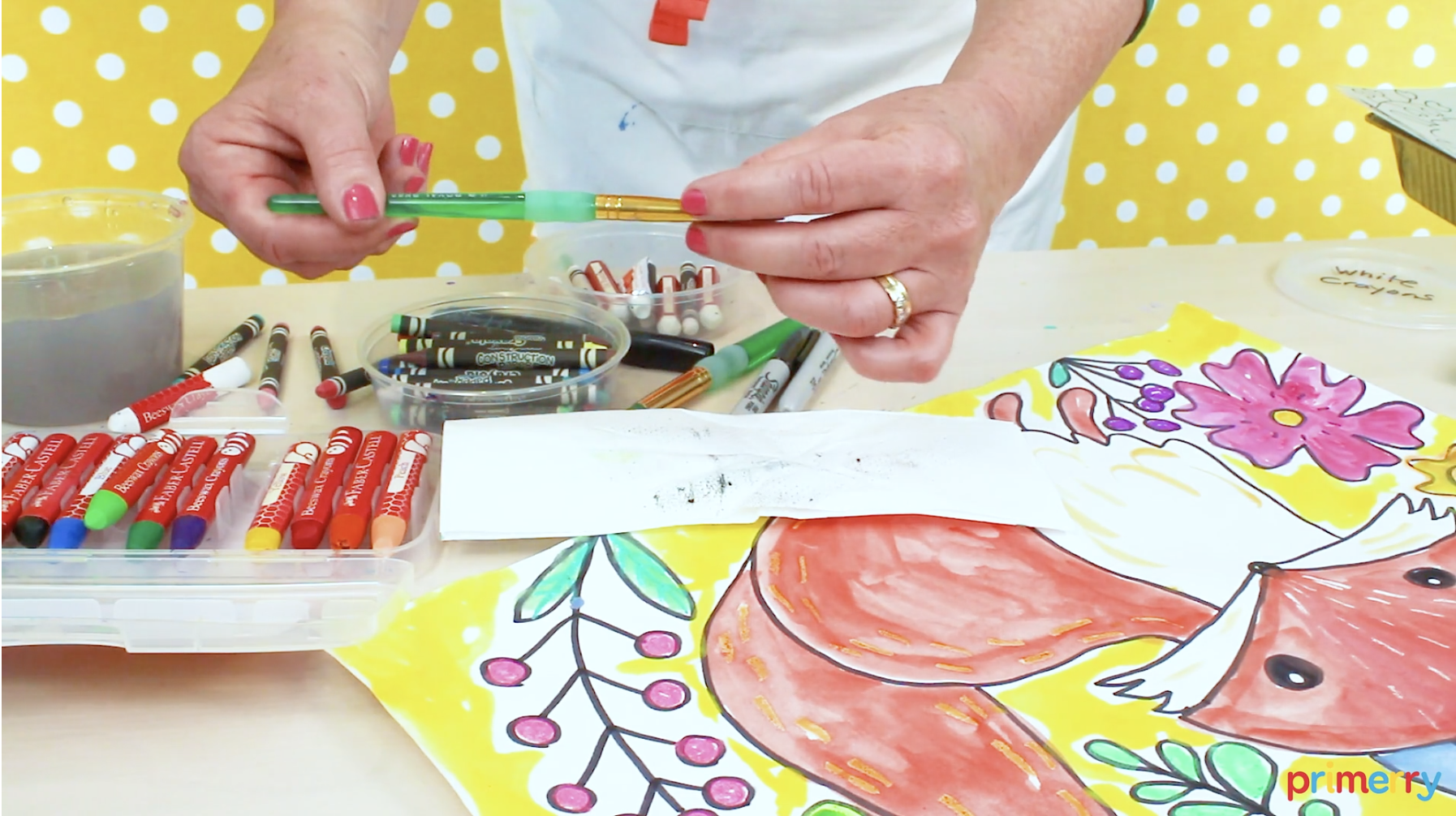 Online Art Classes for Kids | Primerry with art teacher Patty Palmer