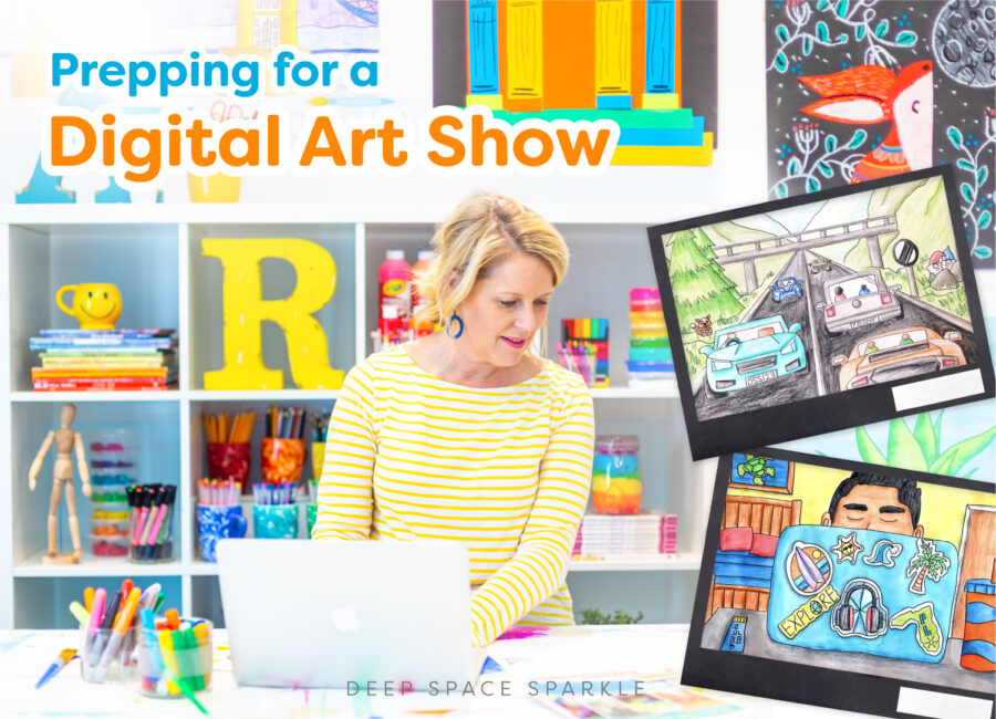 Prepping for a Digital Art Show | Deep Space Sparkle