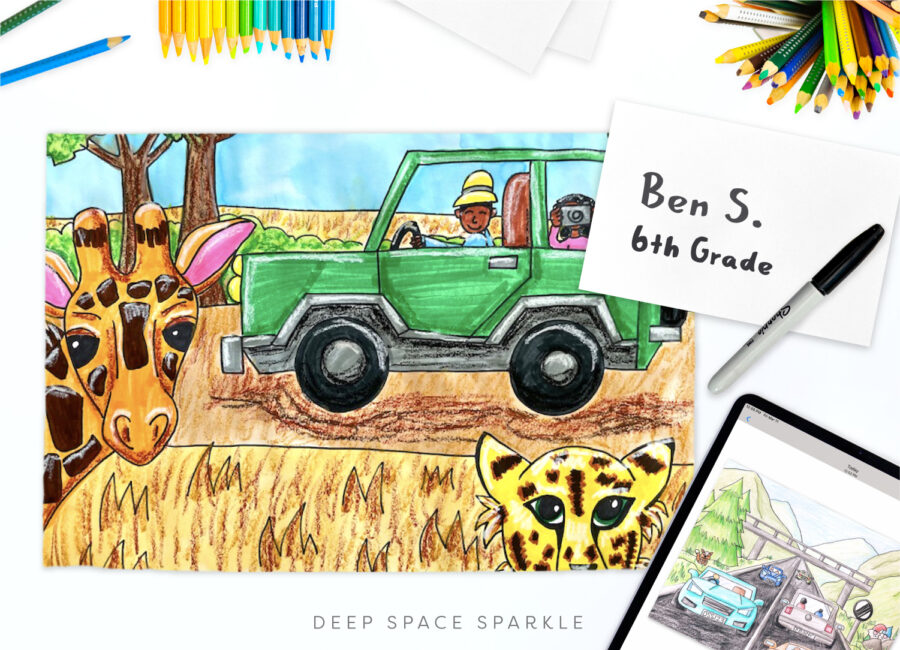 Prepping for a Digital Art Show | Deep Space Sparkle