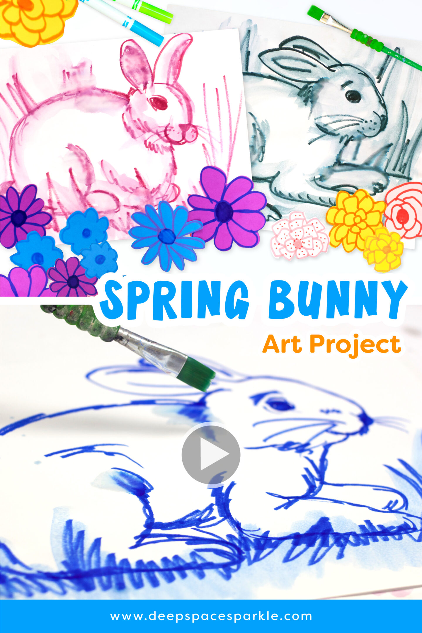 Draw, Paint & Create a Spring Bunny: Easter Art Project for Kids