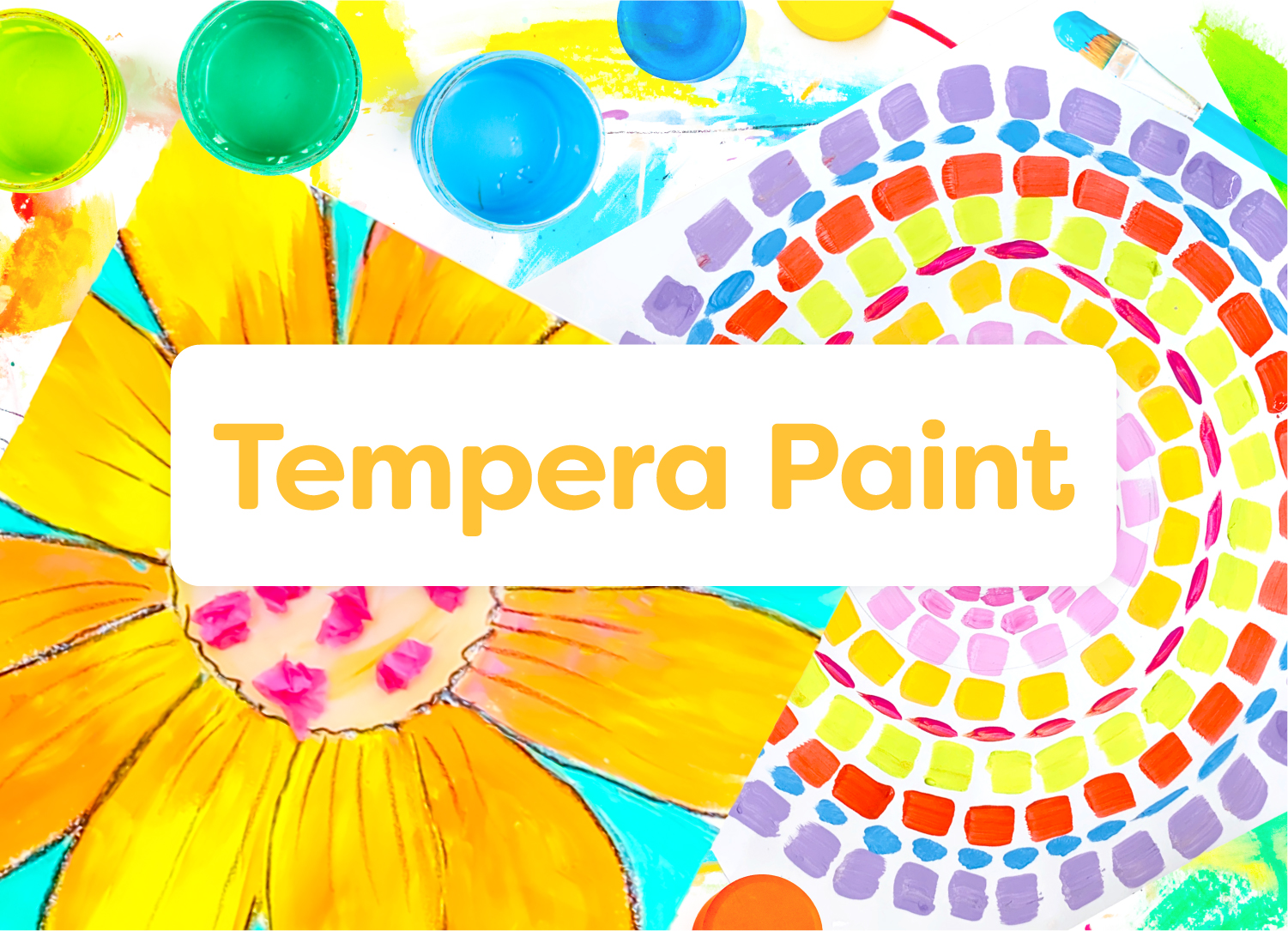 Tempera Paints; art lessons for kids by category
