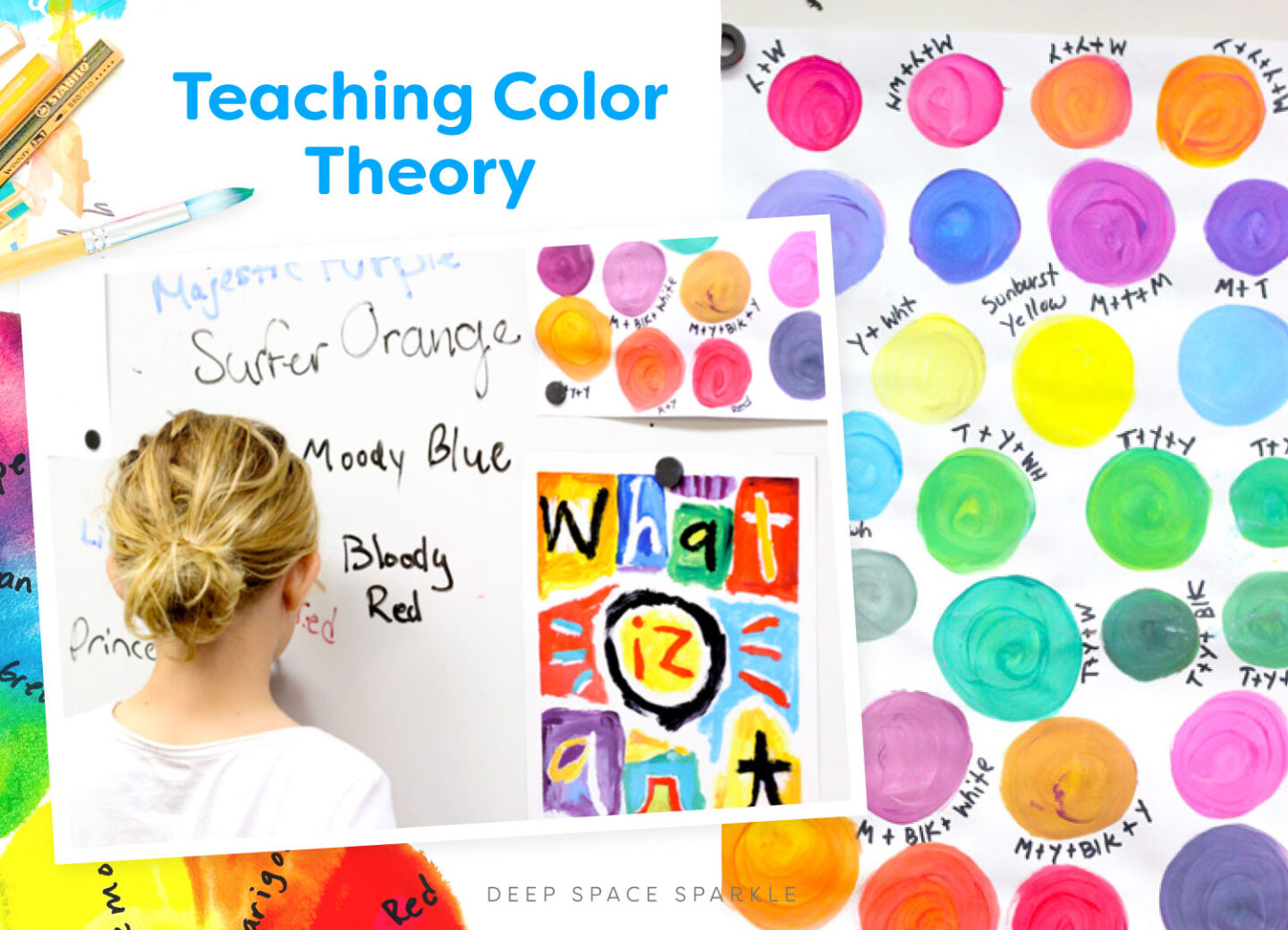 Developing Color Theory with Finger-Paint Projects - Orlando Preschool