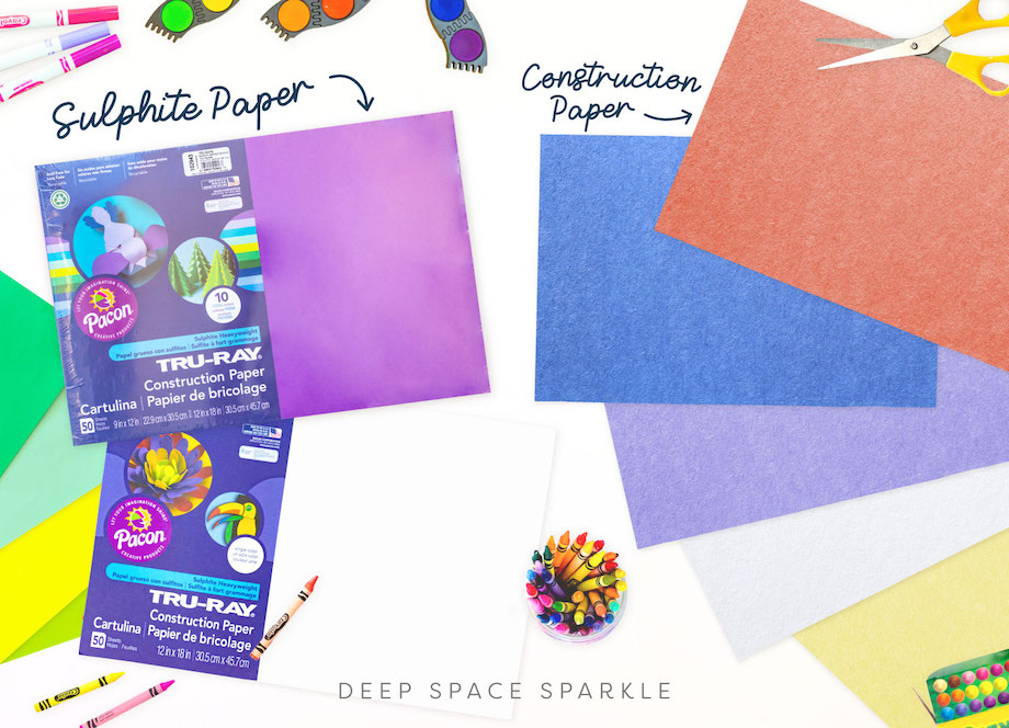 What is Sulphite Paper?  Best Papers to use in the elementary art