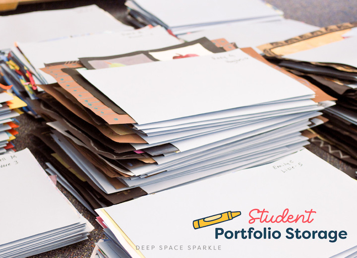 Storing and Organizing Student Art Portfolios