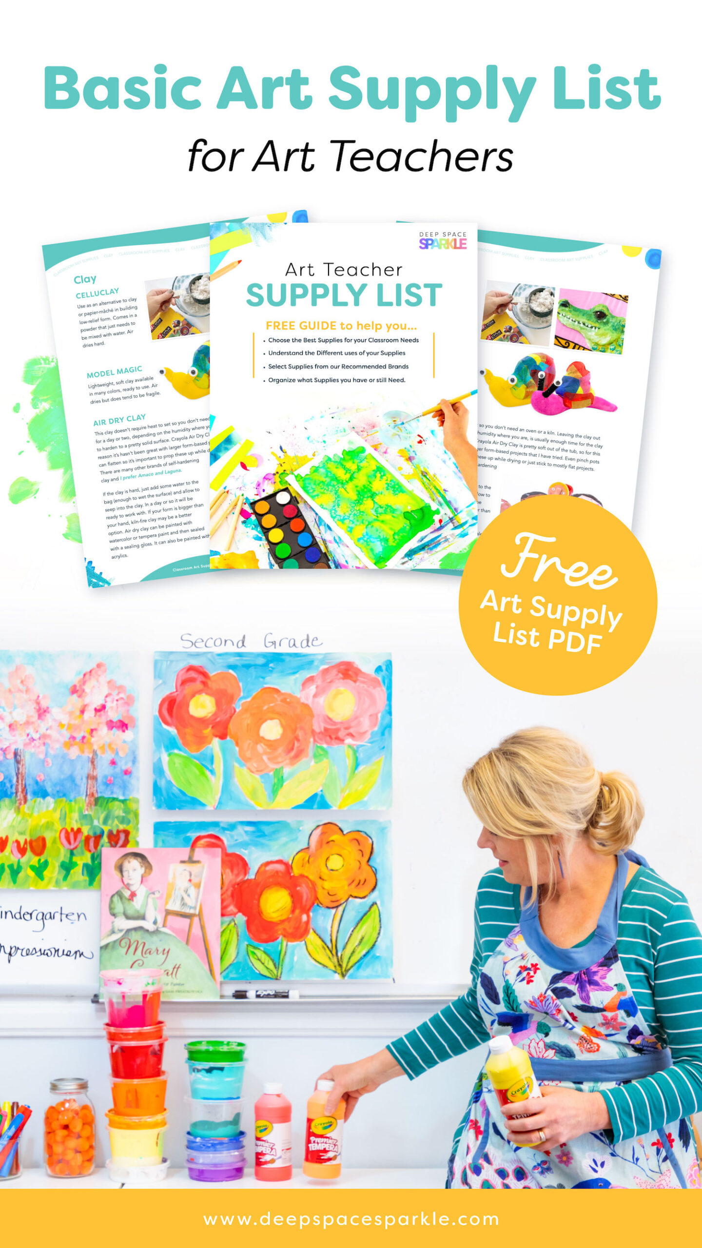 Free Kids' Art Material Guides