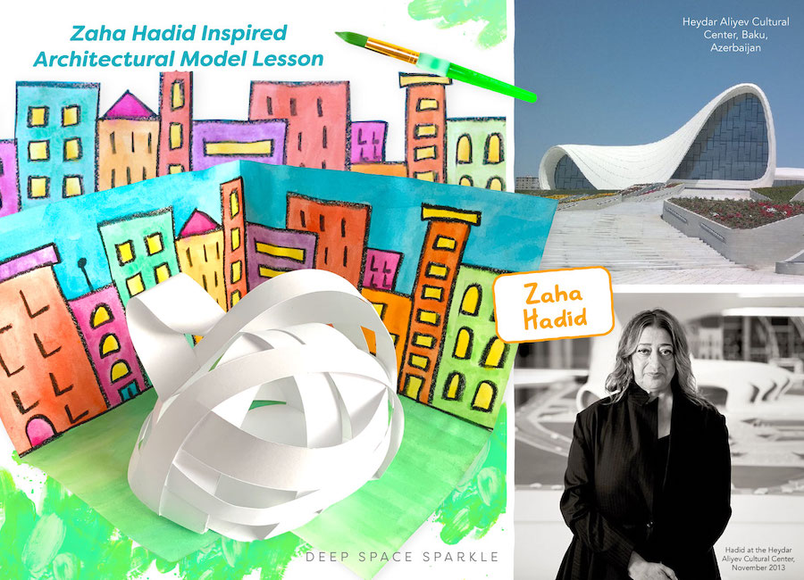 3 Inspiring Artists to celebrate in the art room Zaha Hadid