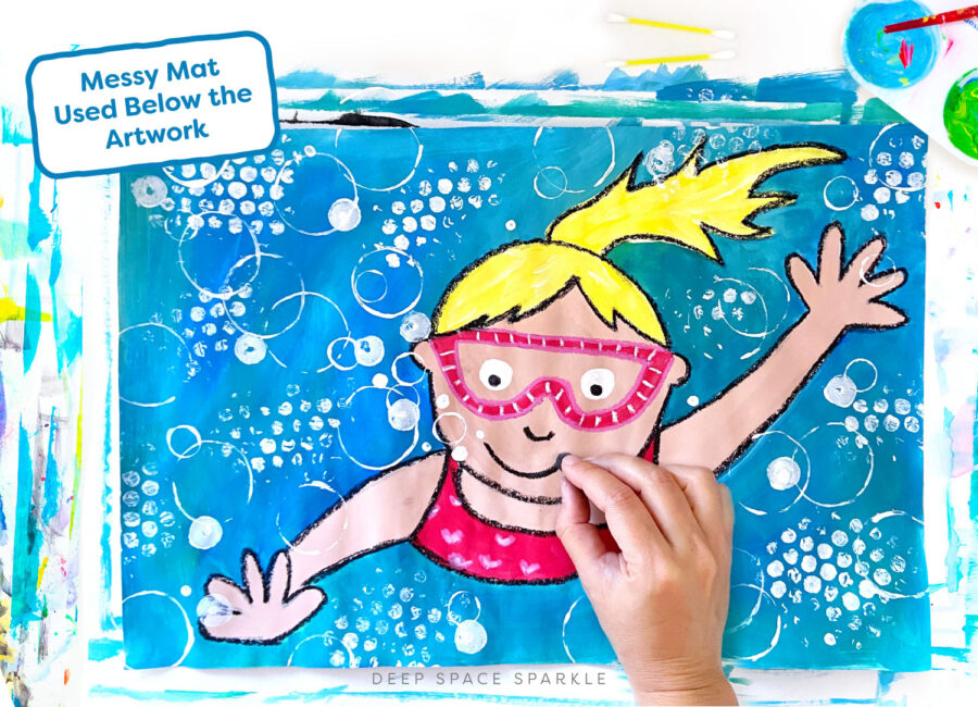 How to Make Messy Mats Deep Space Sparkle