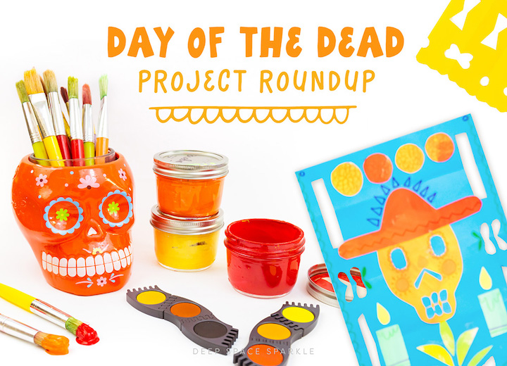 Day of the Dead project art lesson roundup for art teachers and students