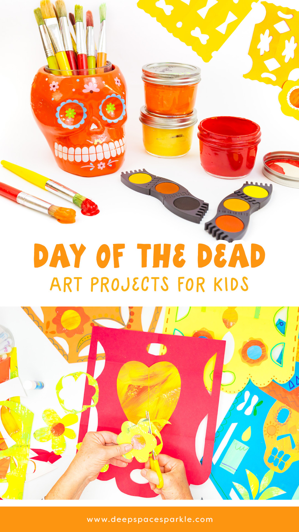 Day of the Dead project art lesson roundup for art teachers and students