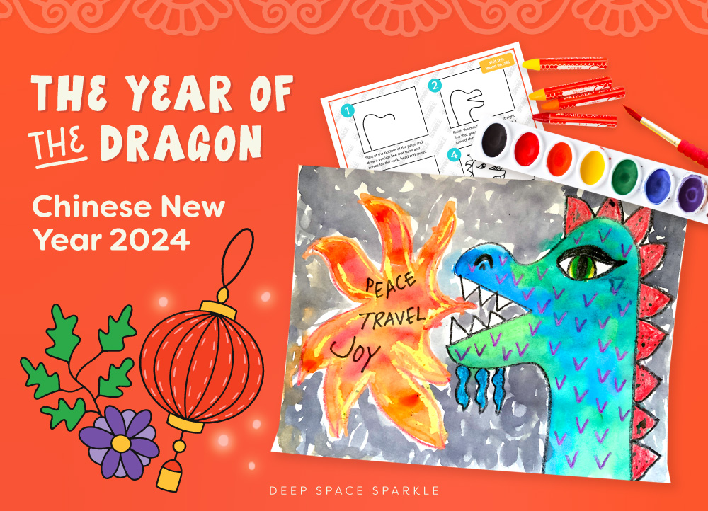 The Year of the Dragon Art Project for the Chinese New Year 2024