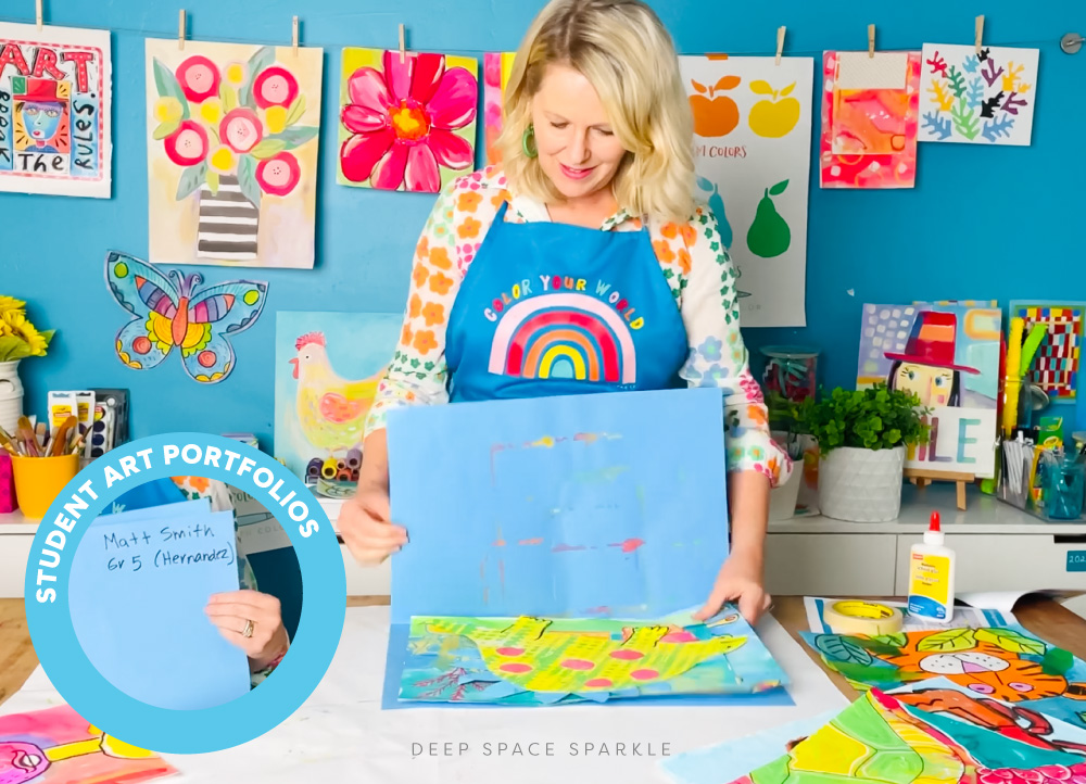 What to do in Your Art Room in October Student Portfolios